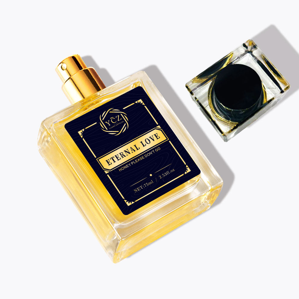 YCZ ETERNAL LOVE Cologne, Long Lasting perfume,with Musk, Ambergris, Jasmine, Rose, Patchouli, and Vanilla Fragrance,Gift2.6oz (75ml) Fragrance