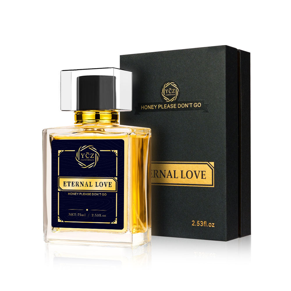 YCZ ETERNAL LOVE Cologne, Long Lasting perfume,with Musk, Ambergris, Jasmine, Rose, Patchouli, and Vanilla Fragrance,Gift2.6oz (75ml) Fragrance